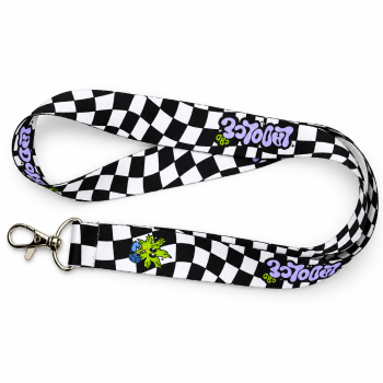 Lanyard blanco y negro - Merch LaDolce CBD 4