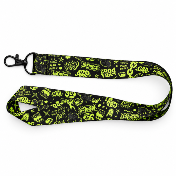 Lanyard verde y negro - Merch LaDolce CBD